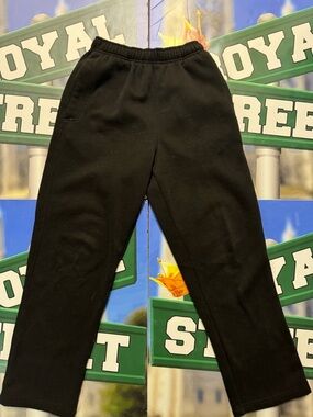 Black Fleece Sweatpants - Cozy Everyday Bottoms